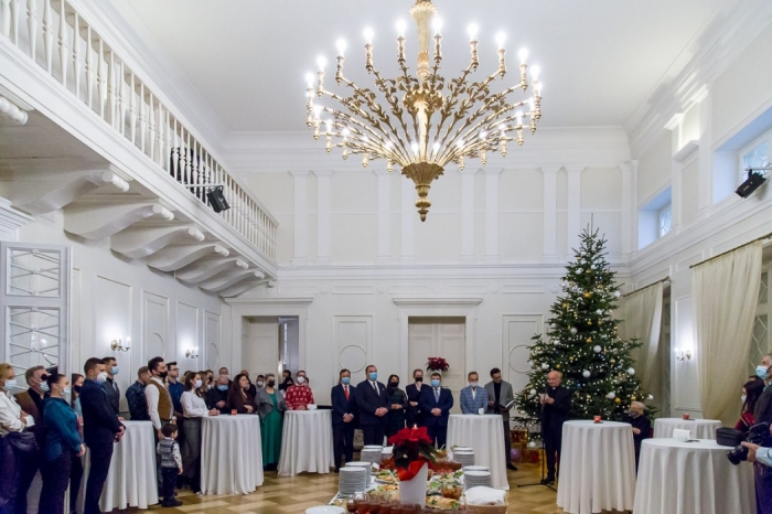 Spotkanie opłatkowe w siedzibie Zespołu Pieśni i Tańca „Śląsk”