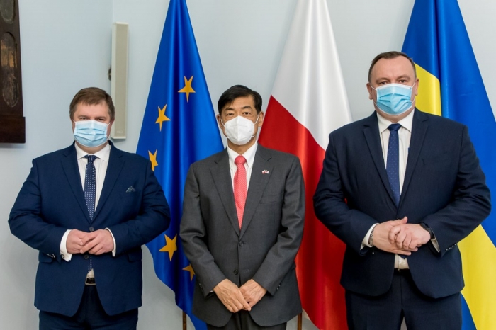 Ambasador Japonii Akio Miyajima z wizytą w województwie śląskim