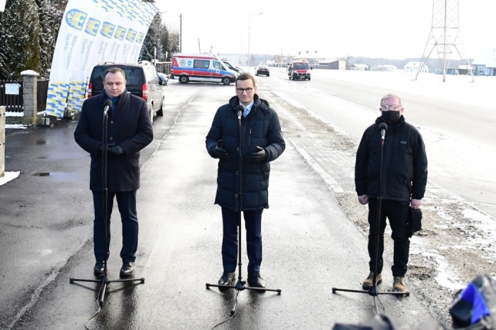 16 km nowego odcinka drogi wojewódzkiej 933 już oddanych do użytku