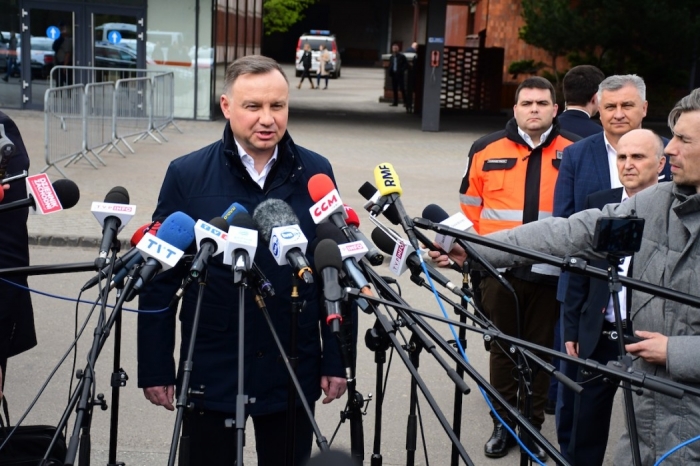 Tragedia w kopalni Pniówek. Prezydent Andrzej Duda przyjechał do Pawłowic