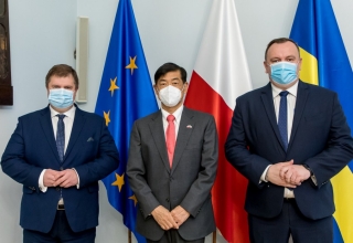 Ambasador Japonii Akio Miyajima z wizytą w województwie śląskim