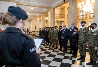 Spotkanie noworoczne z kombatantami i przedstawicielami służb