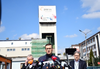 Akcja ratunkowa w Kopalni Zofiówka. Przyjechał Premier Mateusz Morawiecki