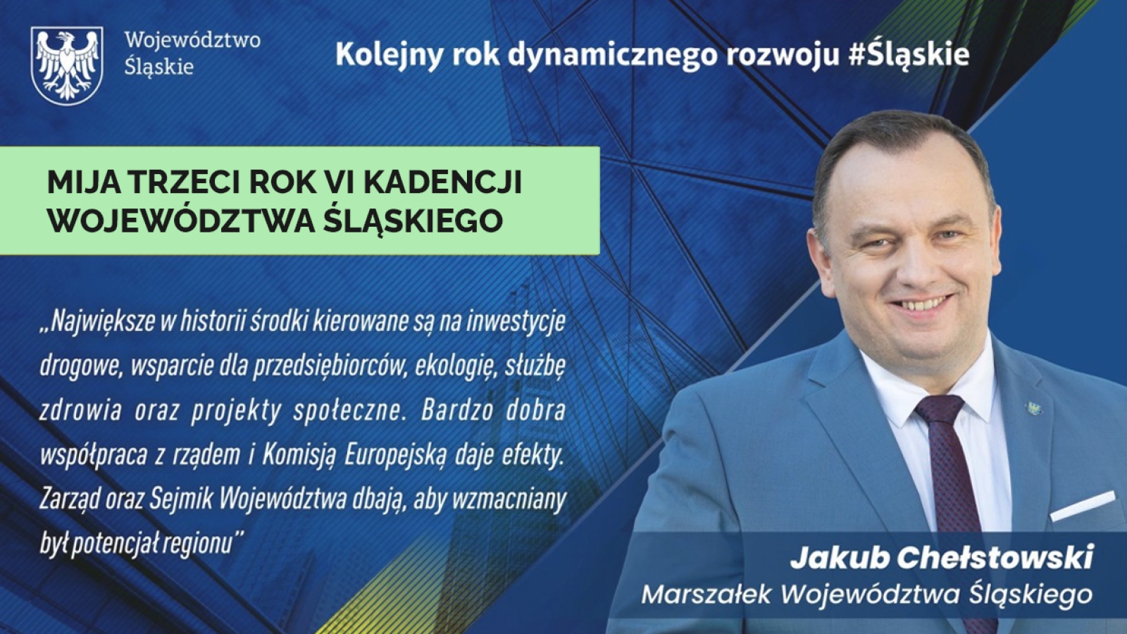 Minął trzeci rok obecnej kadencji samorządu województwa śląskiego