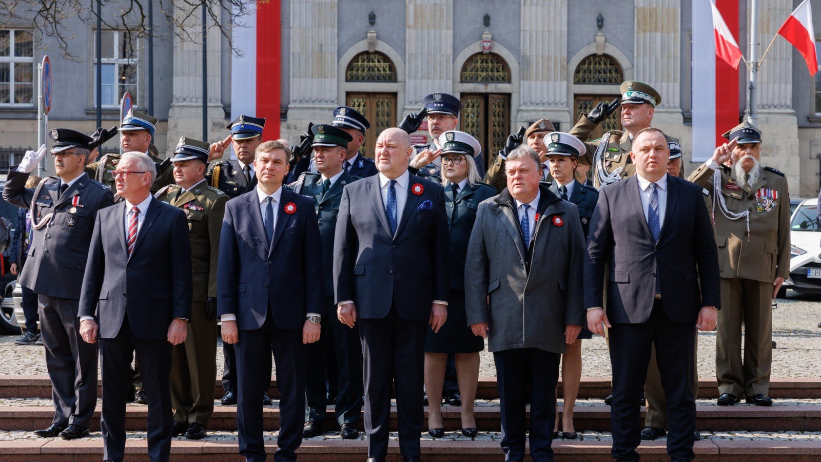 Uroczystości obchodów Dnia Flagi 2022 w Katowicach i w Parku Śląskim