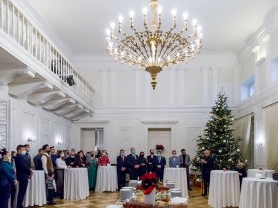 Spotkanie opłatkowe w siedzibie Zespołu Pieśni i Tańca „Śląsk”