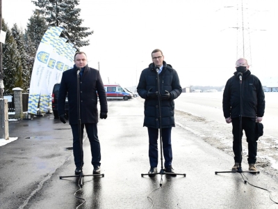 16 km nowego odcinka drogi wojewódzkiej 933 już oddanych do użytku