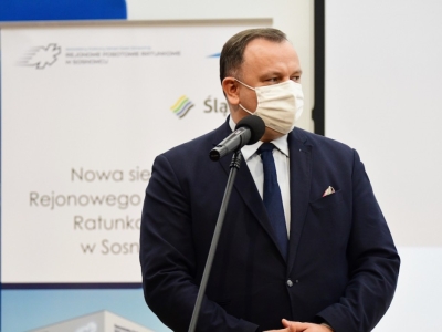 Konferencja w sprawie nowej siedziby Pogotowia Ratunkowego w Sosnowcu