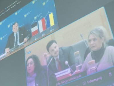 O śląskim wsparciu dla Ukrainy podczas sesji plenarnej Rady Regionalnej Hauts-de-France