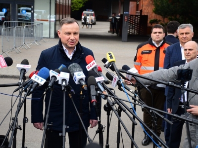 Tragedia w kopalni Pniówek. Prezydent Andrzej Duda przyjechał do Pawłowic