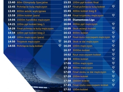 W sobotę 6 sierpnia startuje Diamentowa Liga na Stadionie Śląskim. Znamy program zawodów!