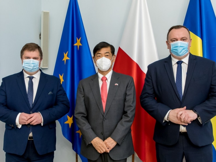 Ambasador Japonii Akio Miyajima z wizytą w województwie śląskim