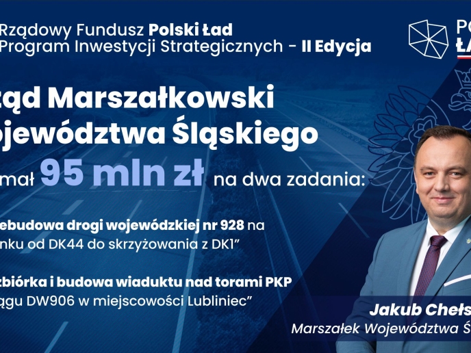 Polski Ład: 95 milionów złotych na inwestycje dla województwa śląskiego. Miliony trafią też do samorządów gminnych