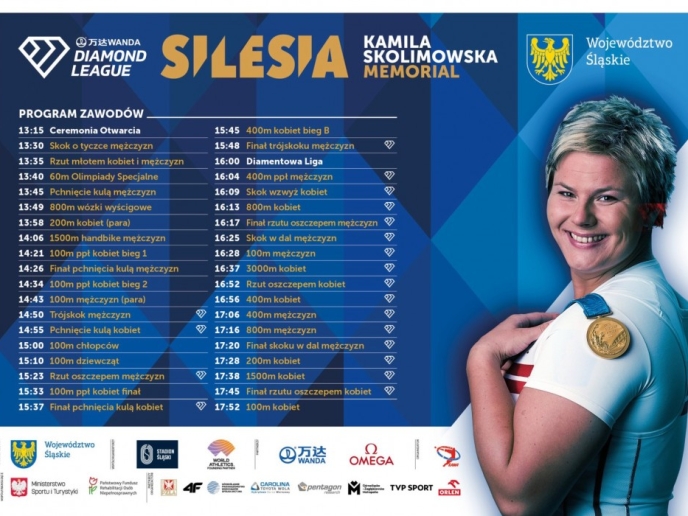 W sobotę 6 sierpnia startuje Diamentowa Liga na Stadionie Śląskim. Znamy program zawodów!