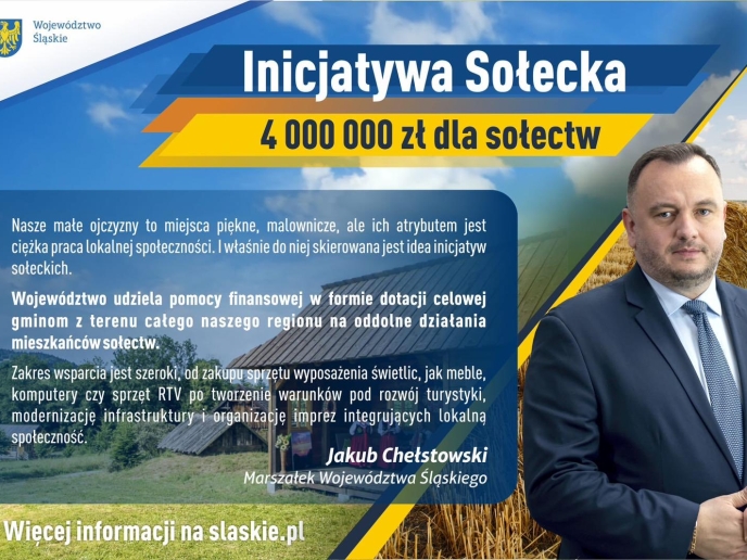 Inicjatywa sołecka - 4.000.000 zł dla sołectw